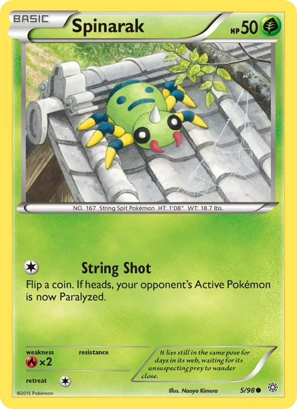 Spinarak, Ancient Origins