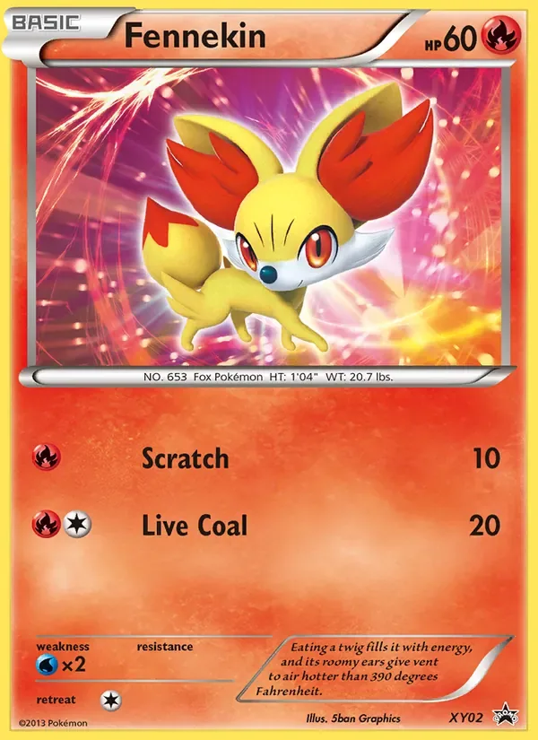 Fennekin, XY Black Star Promos