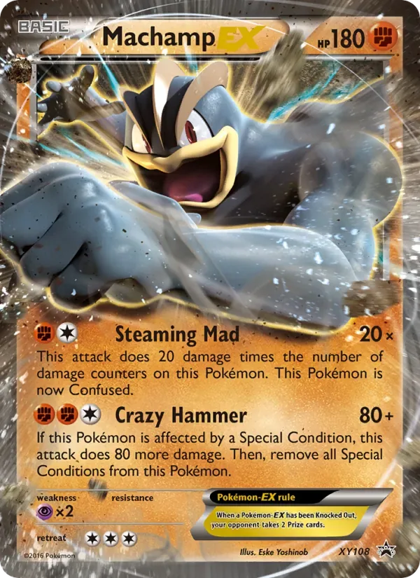 Machamp EX, XY Black Star Promos