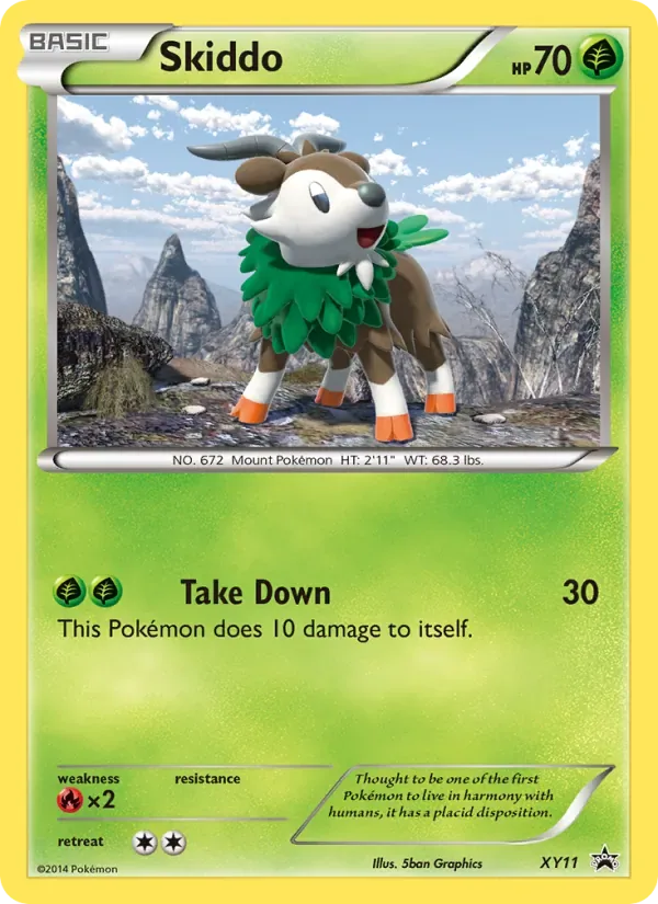 Skiddo, XY Black Star Promos