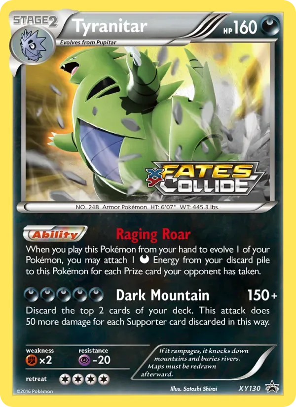 Tyranitar, XY Black Star Promos