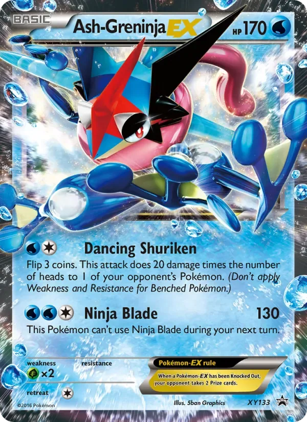 Ash Greninja EX, XY Black Star Promos