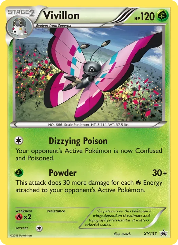 Vivillon, XY Black Star Promos