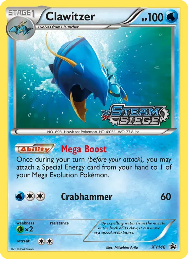 Clawitzer, XY Black Star Promos