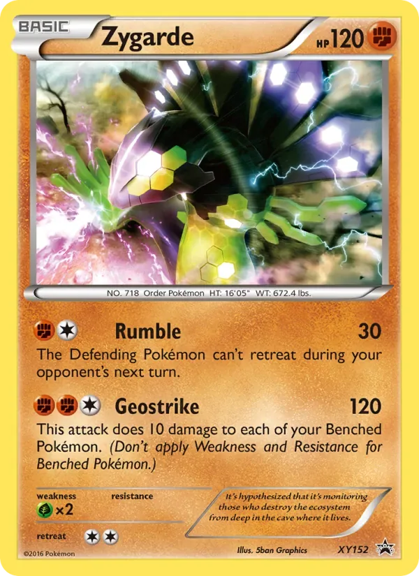 Zygarde, XY Black Star Promos