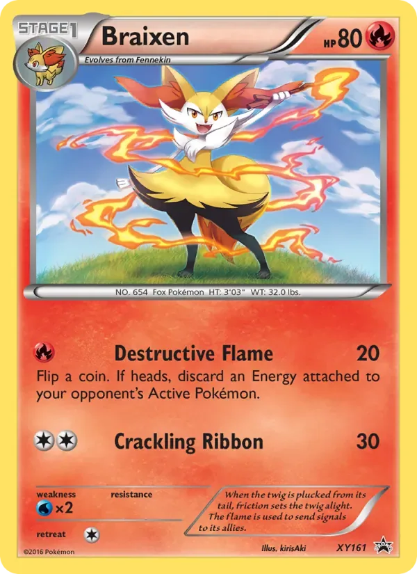 Braixen, XY Black Star Promos