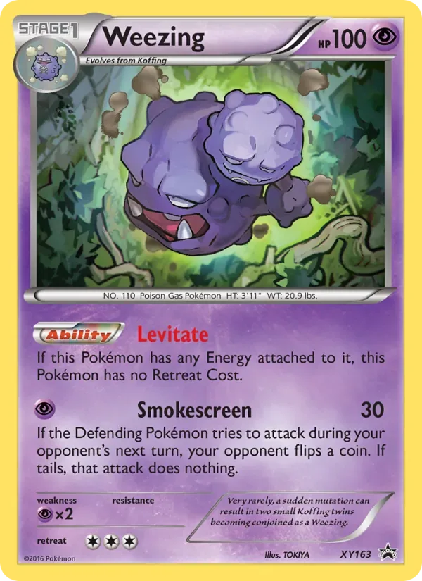 Weezing, XY Black Star Promos