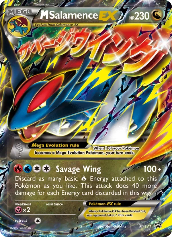 M Salamence-EX, XY Black Star Promos