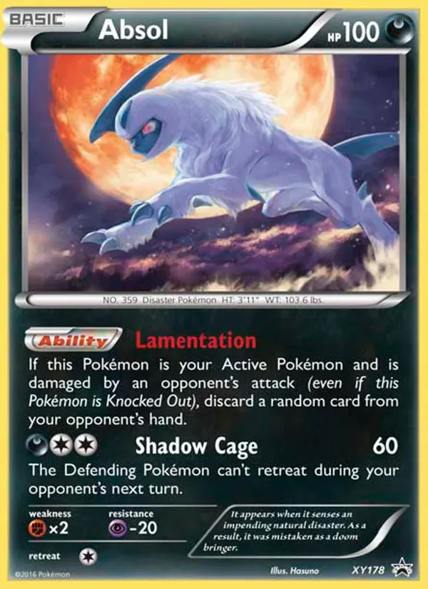 Absol, XY Black Star Promos