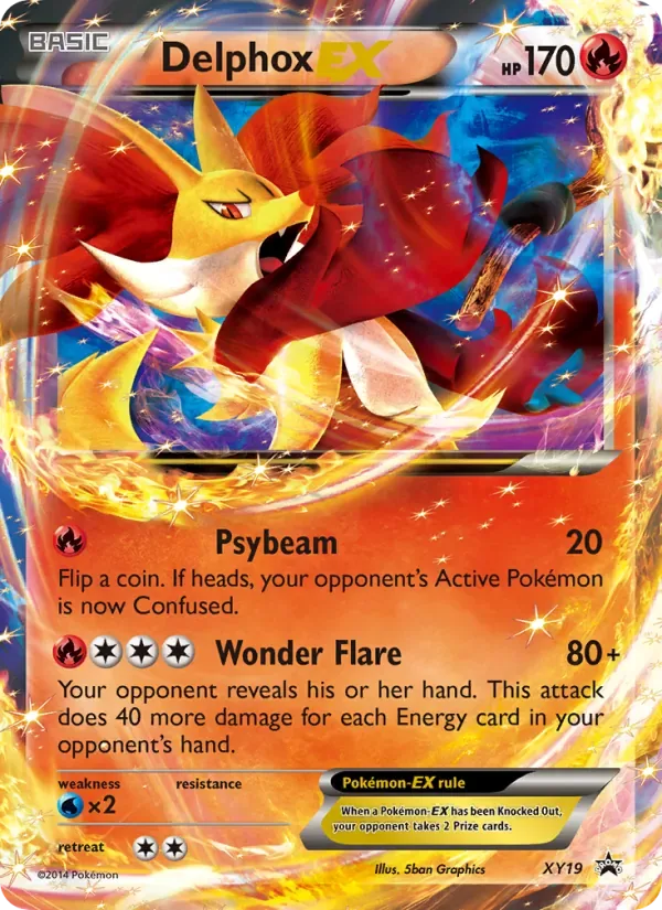Delphox EX, XY Black Star Promos