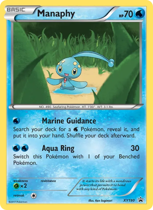 Manaphy, XY Black Star Promos