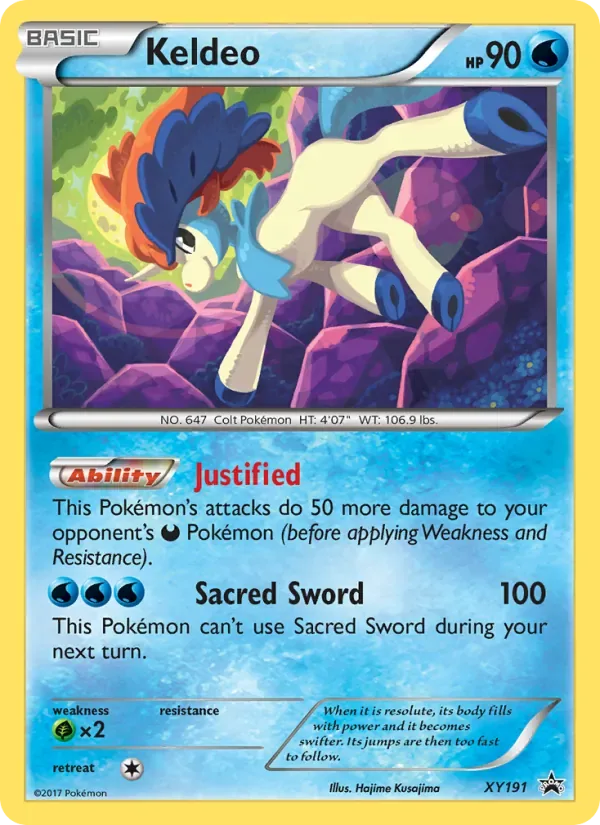 Keldeo, XY Black Star Promos