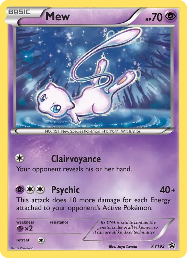 Mew, XY Black Star Promos