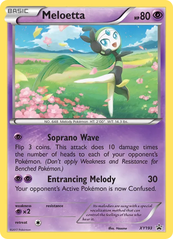 Meloetta, XY Black Star Promos