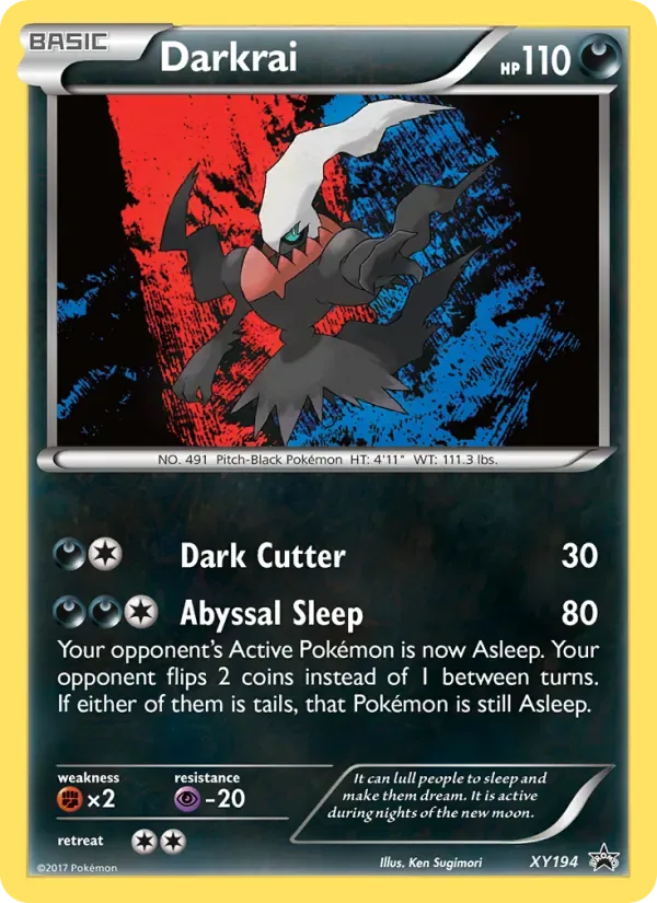 Darkrai, XY Black Star Promos