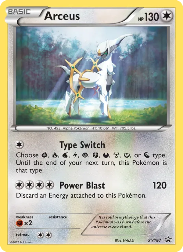Arceus, XY Black Star Promos