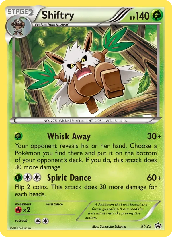 Shiftry, XY Black Star Promos