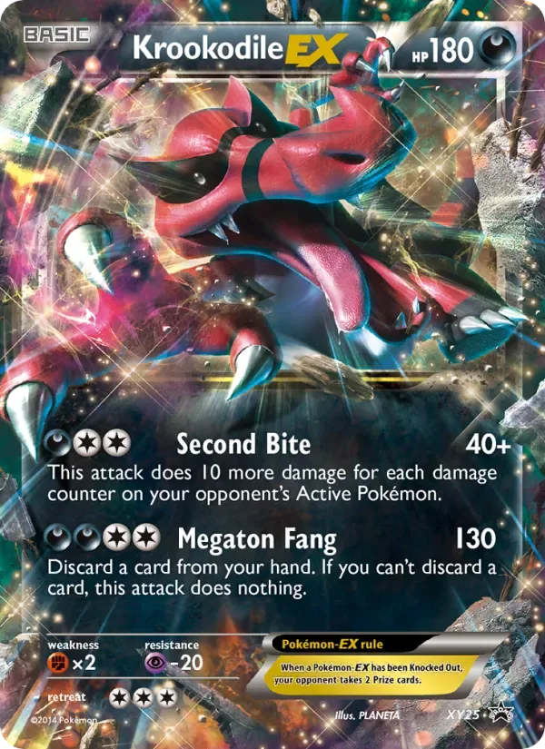 Krookodile EX, XY Black Star Promos