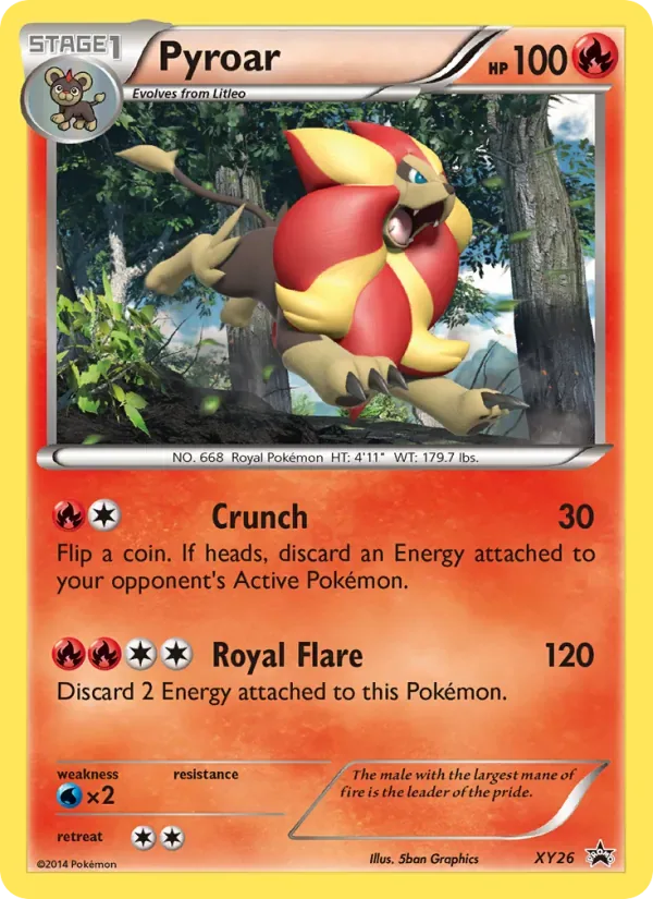 Pyroar, XY Black Star Promos