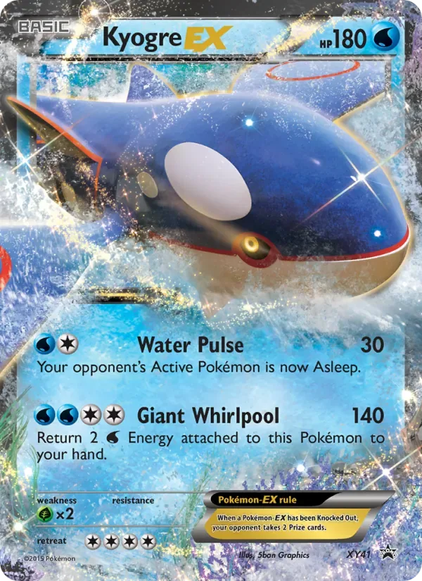 Kyogre EX, XY Black Star Promos