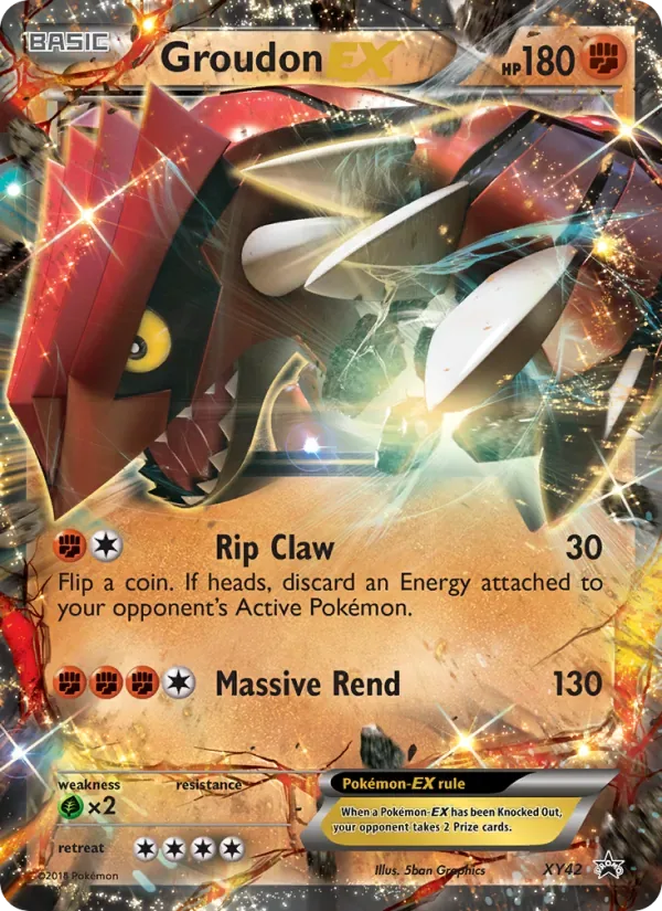 Groudon EX, XY Black Star Promos