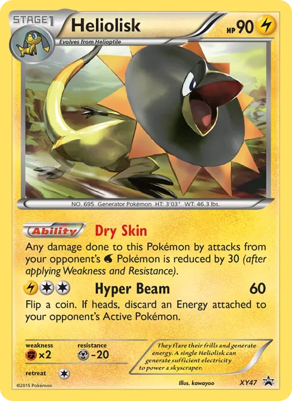 Heliolisk, XY Black Star Promos