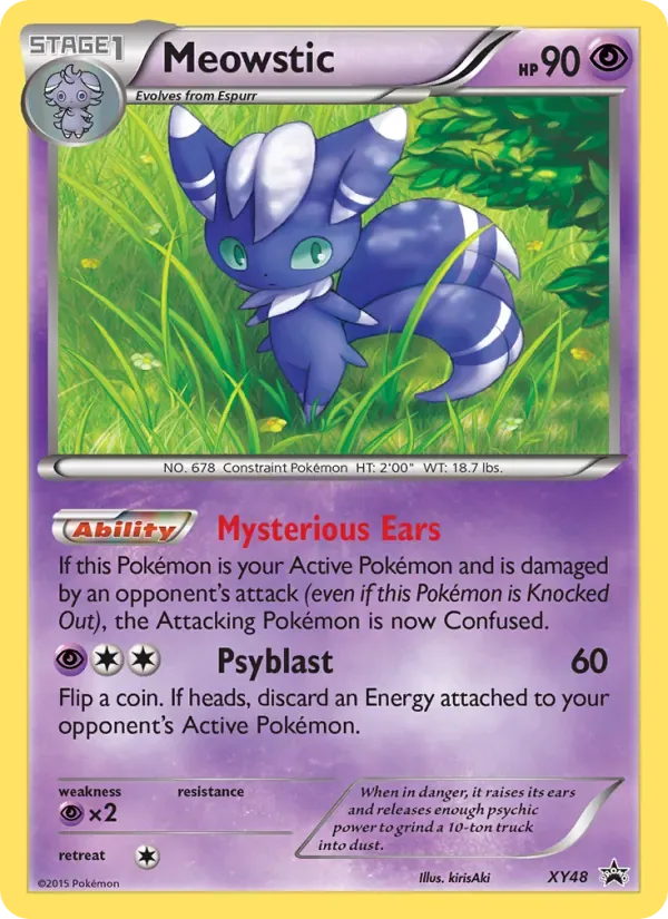 Meowstic, XY Black Star Promos