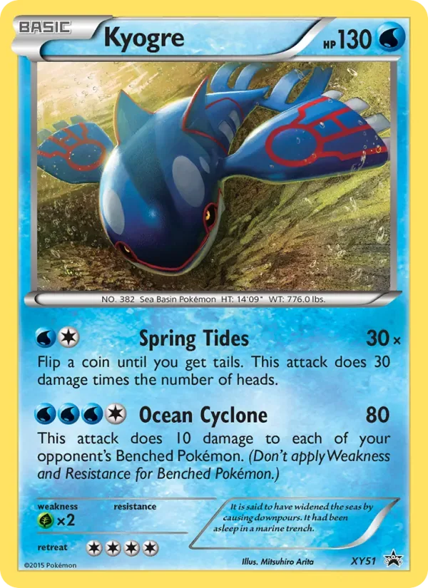 Kyogre, XY Black Star Promos
