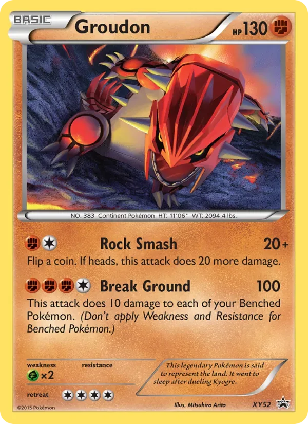 Groudon, XY Black Star Promos