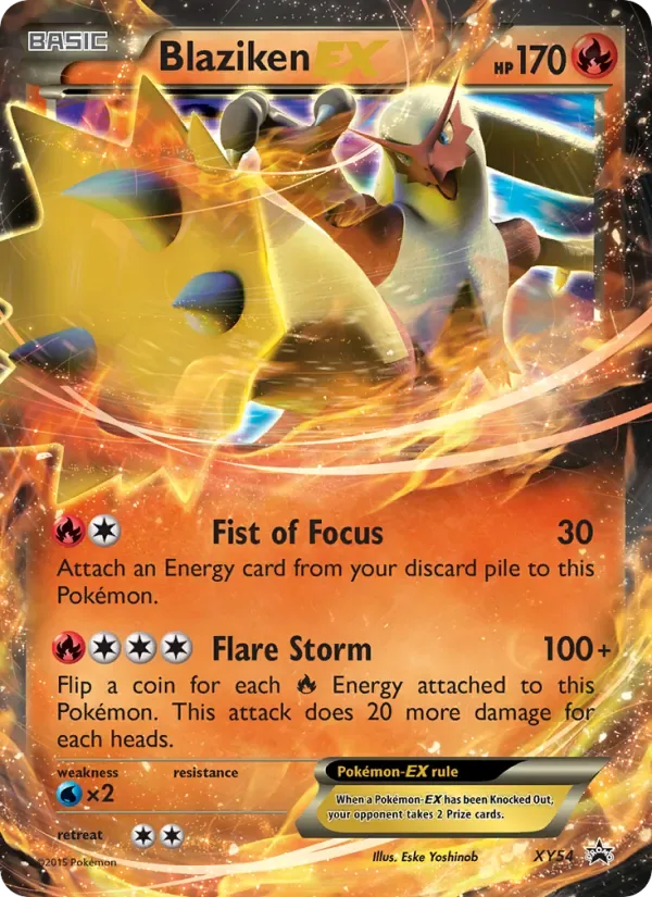 Blaziken EX, XY Black Star Promos