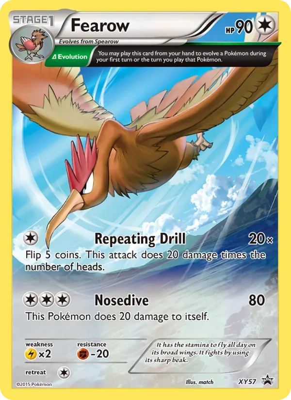 Fearow, XY Black Star Promos