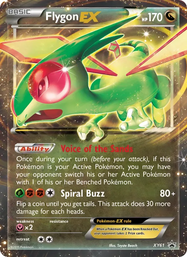 Flygon EX, XY Black Star Promos