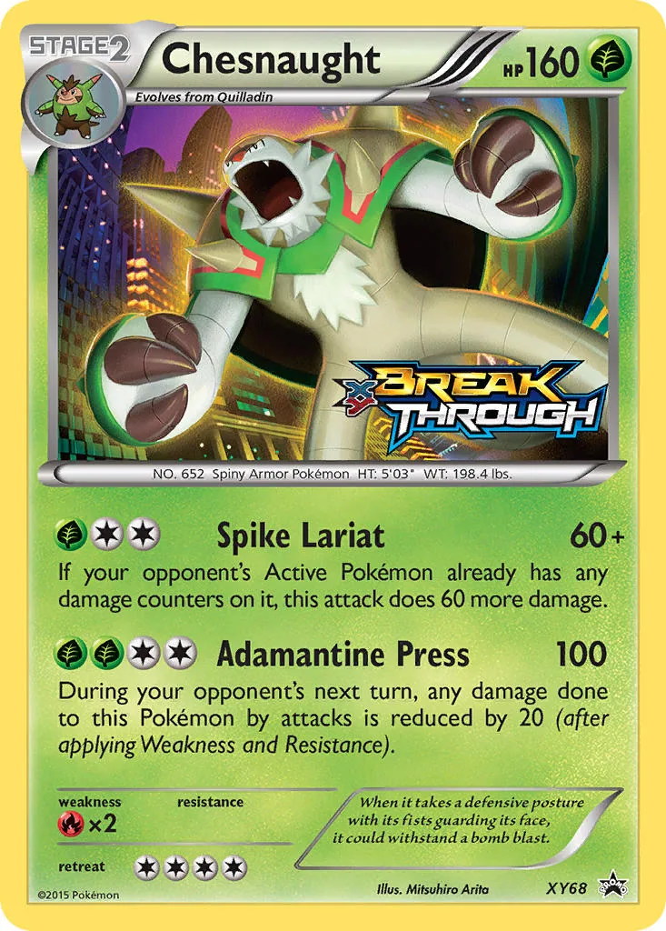 Chesnaught, XY Black Star Promos