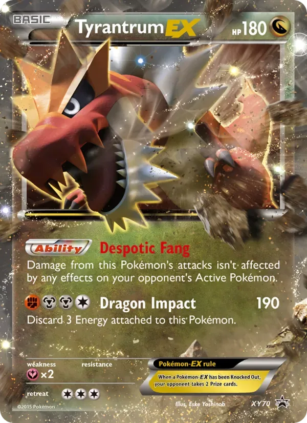 Tyrantrum EX, XY Black Star Promos