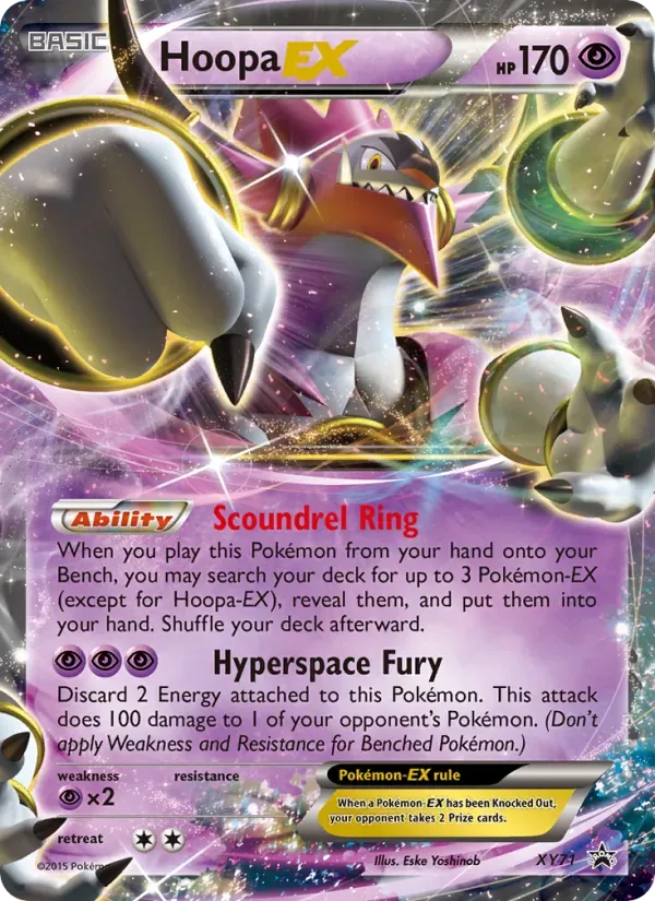 Hoopa EX, XY Black Star Promos