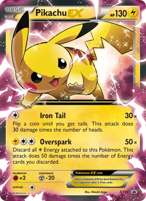 Pikachu EX, XY Black Star Promos