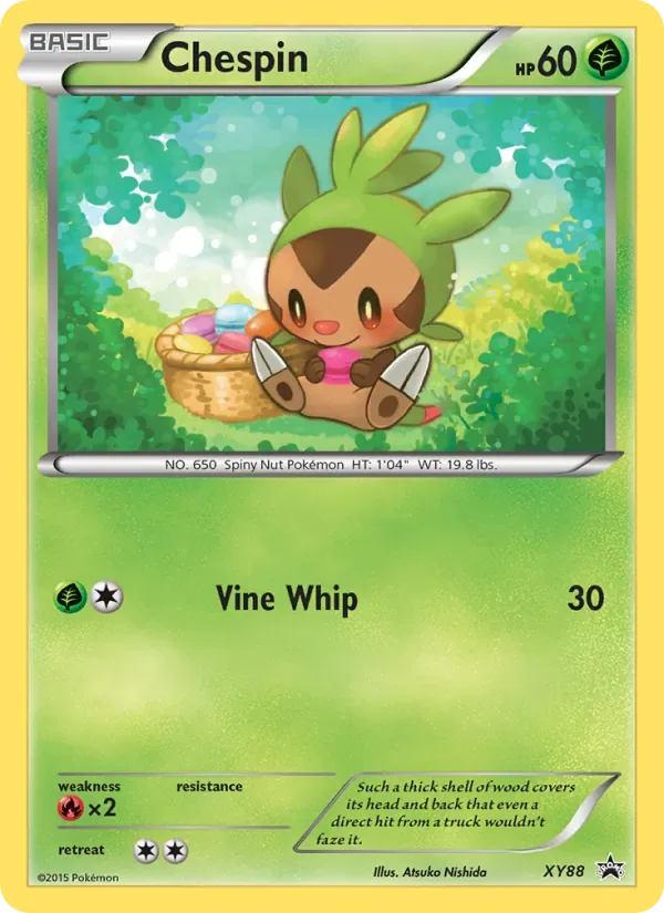 Chespin, XY Black Star Promos