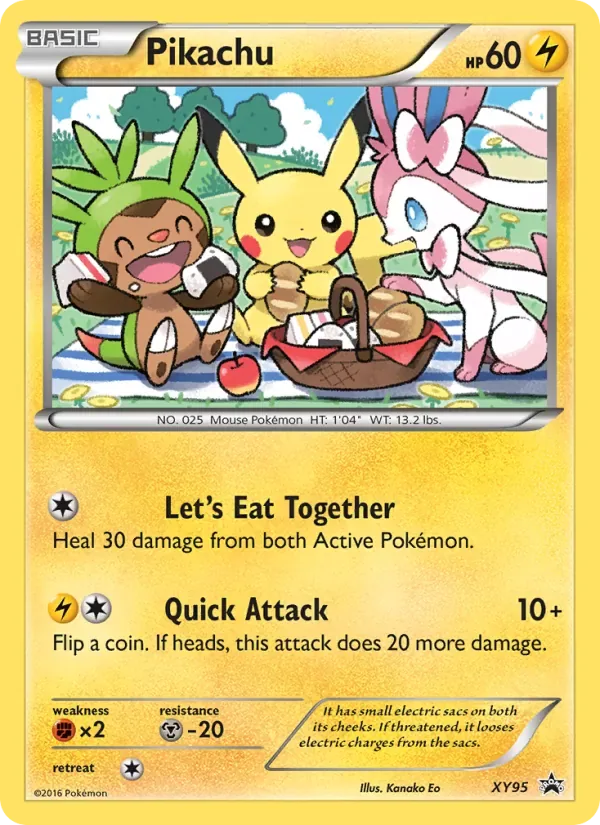 Pikachu, XY Black Star Promos