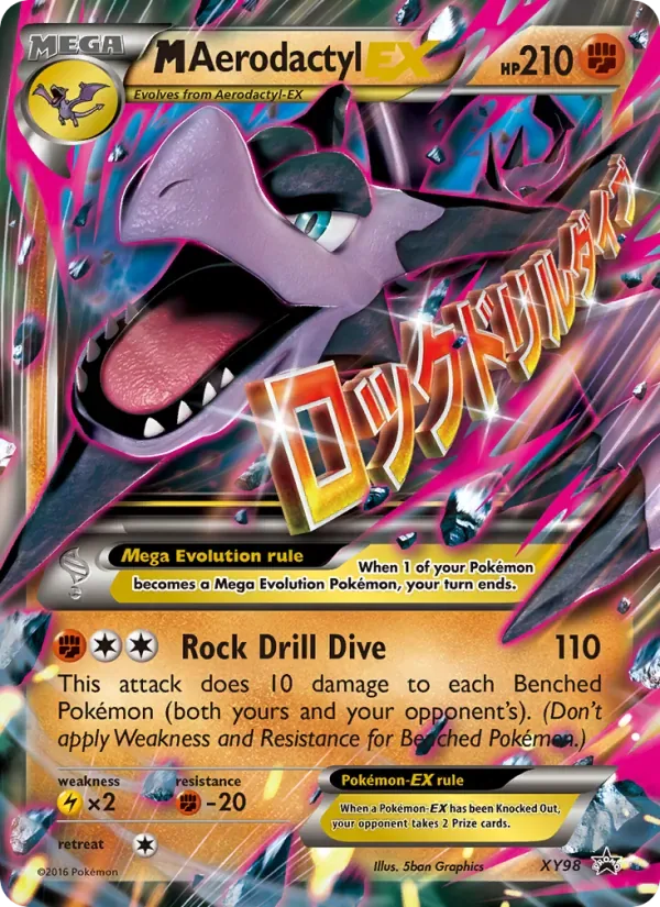 M Aerodactyl EX, XY Black Star Promos